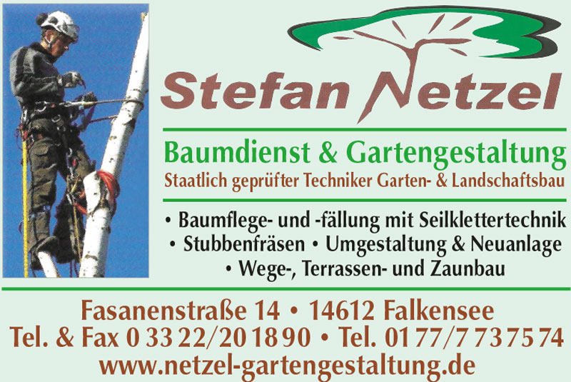 Baumdienst & Gartengestaltung Stefan Netzel Bild von: Baumdienst & Gartengestaltung Stefan Netzel